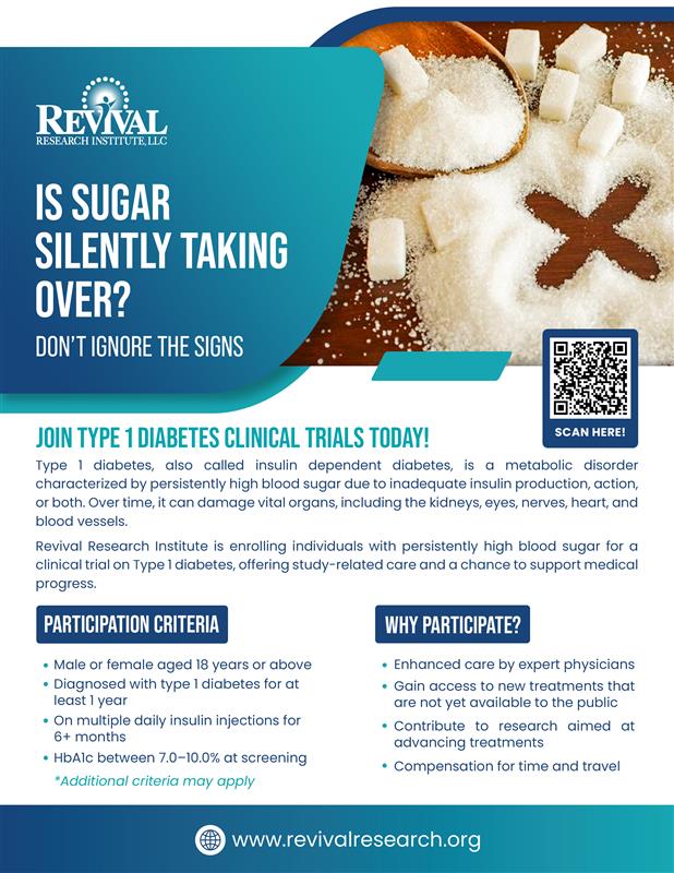Type 1 Diabetes Clinical Trials in Texas