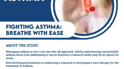 Asthma Clinical Trials Flyer