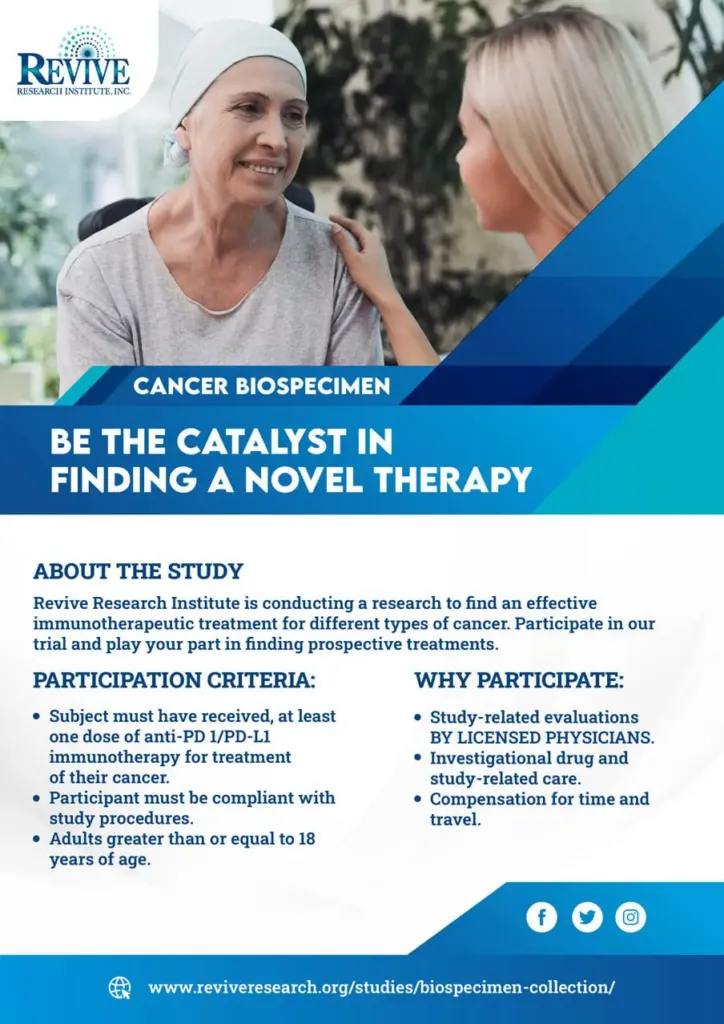 Biospecimen Collection Flyer