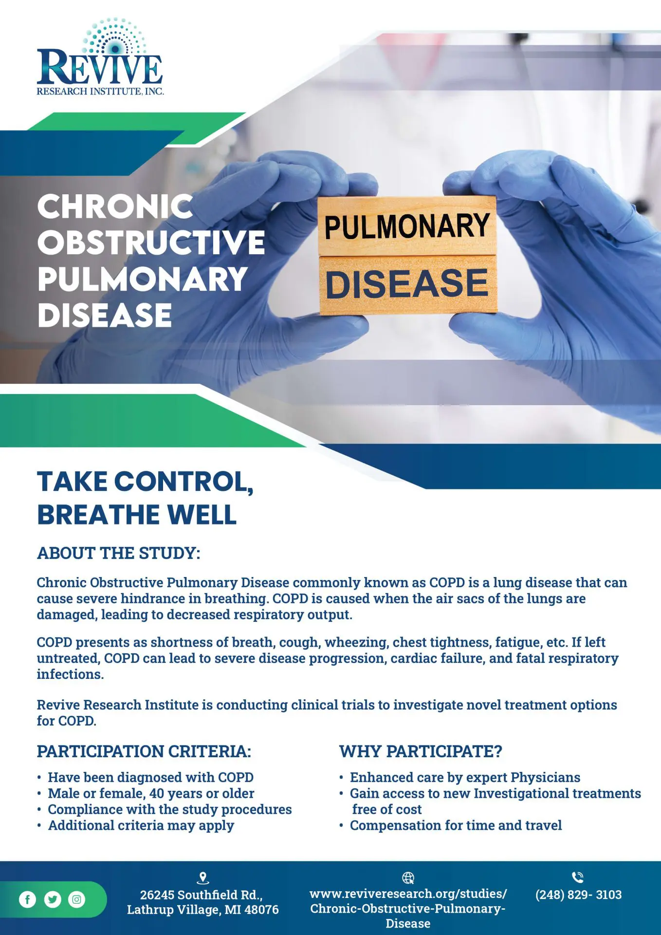 Chronic Obstructive Pulmonary Disease Flyer