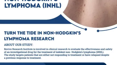 Indolent Non-Hodgkin's Lymphoma Flyer