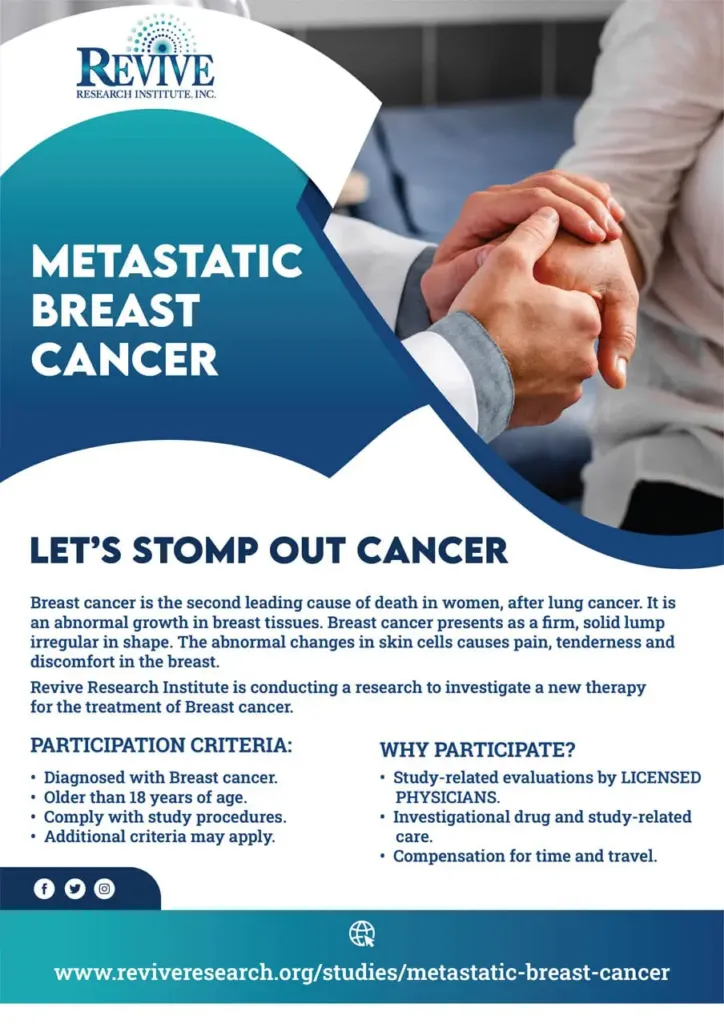 Metastatic Breast Cancer Flyer