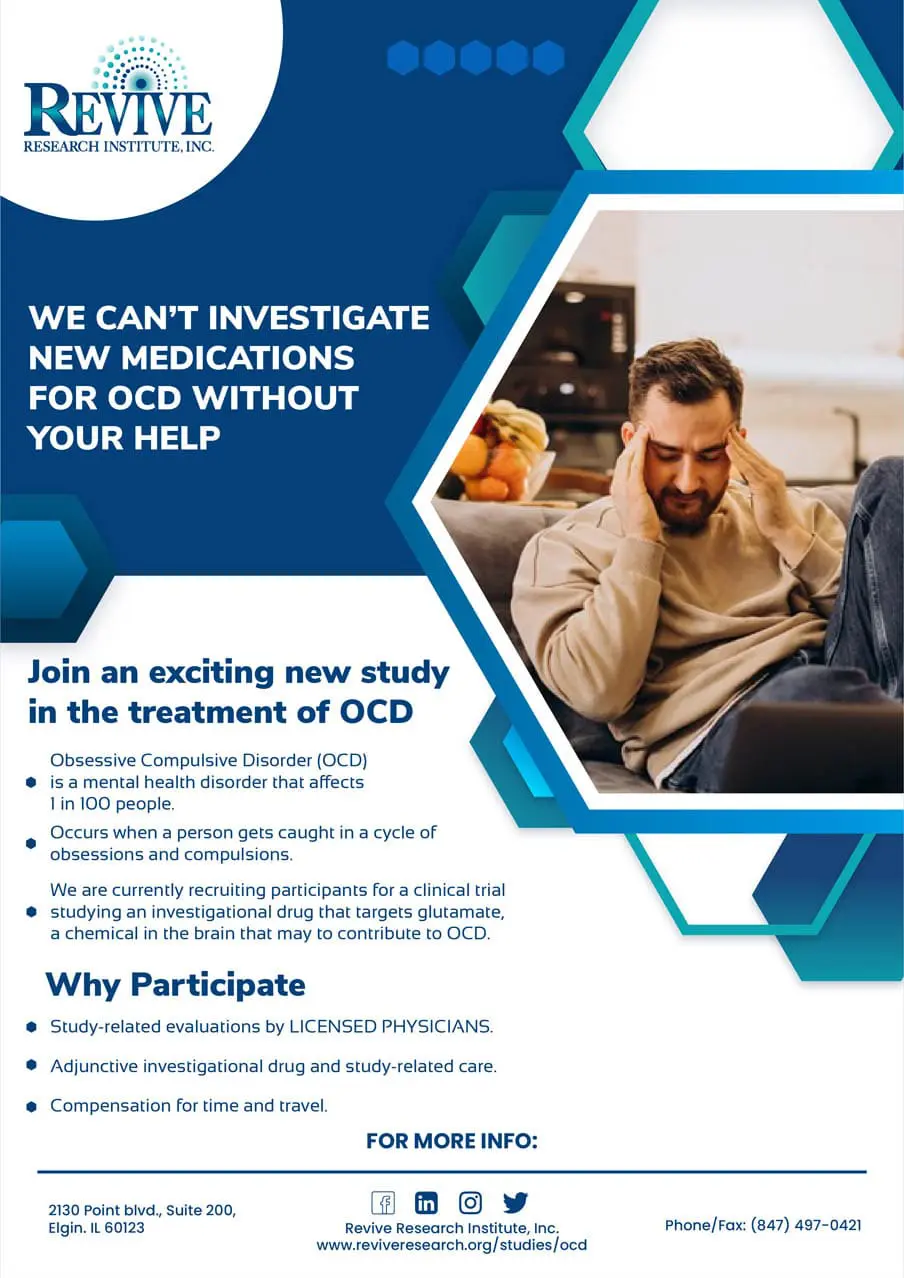 Obsessive Compulsive Disorder OCD Flyer