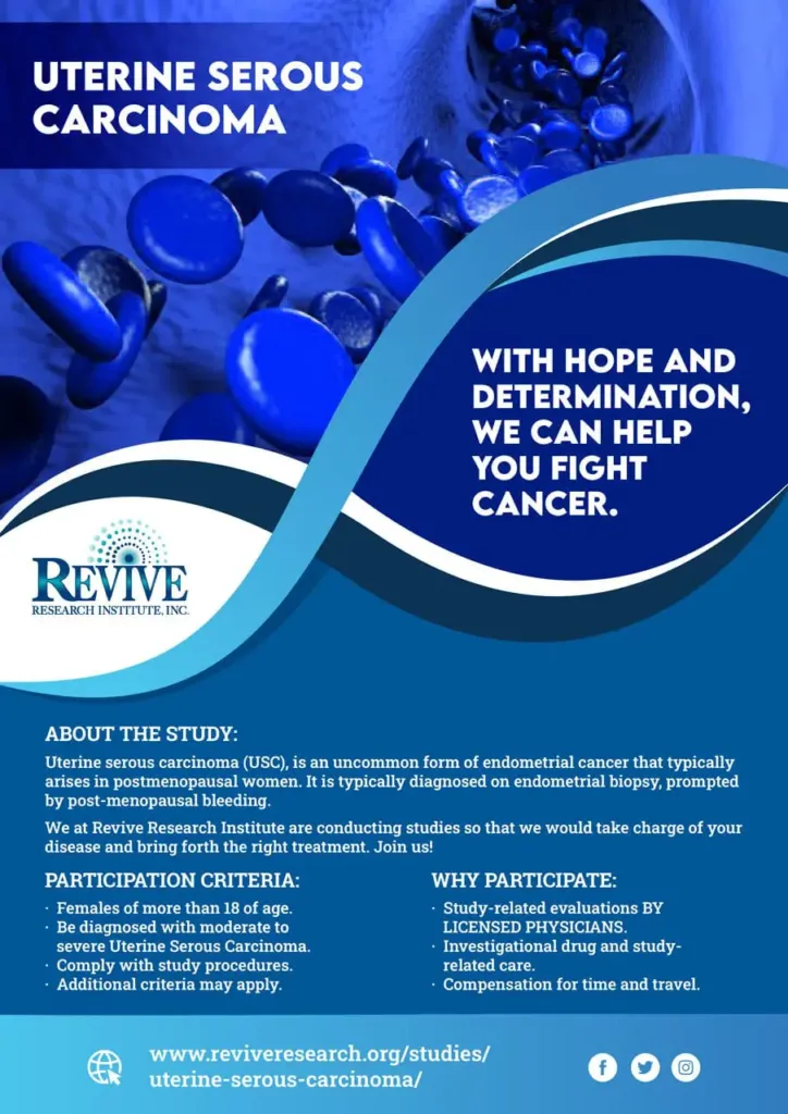 Uterine Serous Carcinoma Flyer