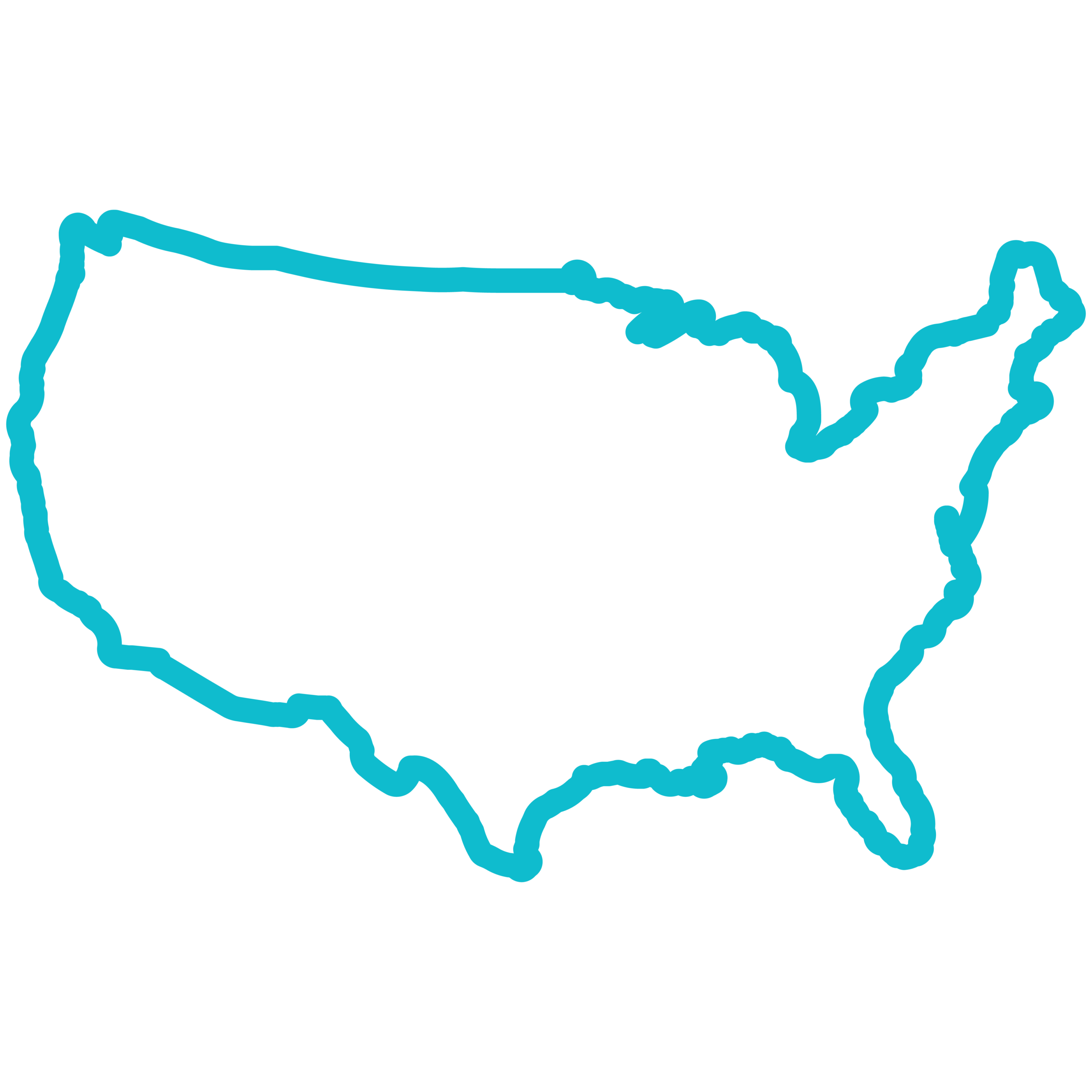 USA Map Icon
