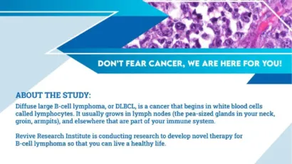 Diffuse Large B-Cell Lymphoma Flyer