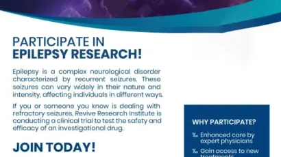 Generalized Epilepsy Clinical Trials Flyer