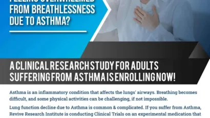 Lung Function Decline Due to Asthma Flyer