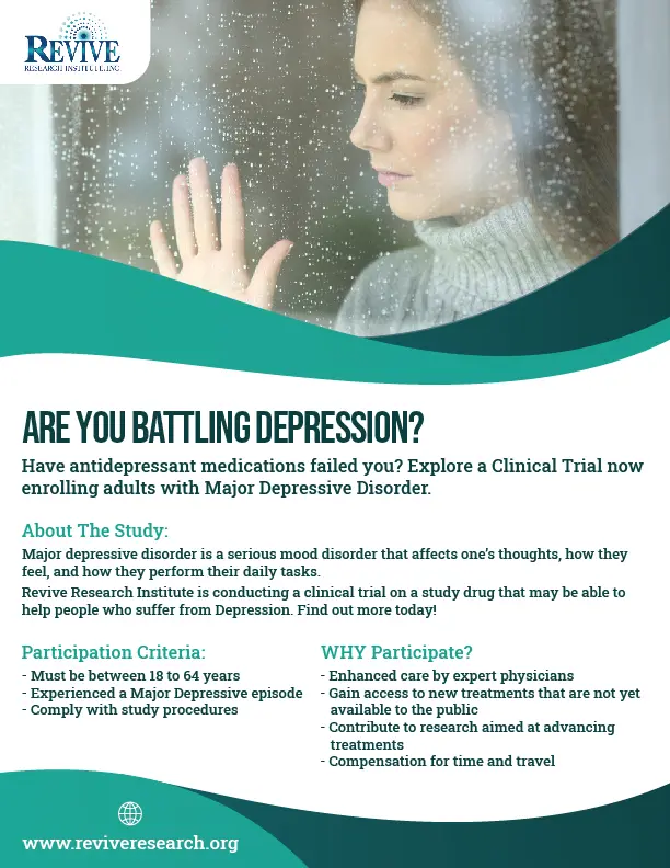 Major Depressive Disorder Flyer