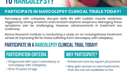 Narcolepsy Clinical Trials Flyer