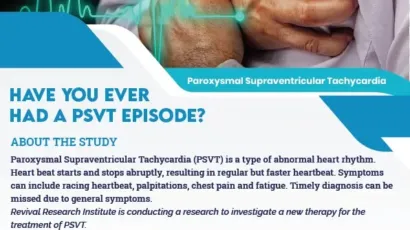 Paroxysmal Supraventricular Tachycardia Study Flyer