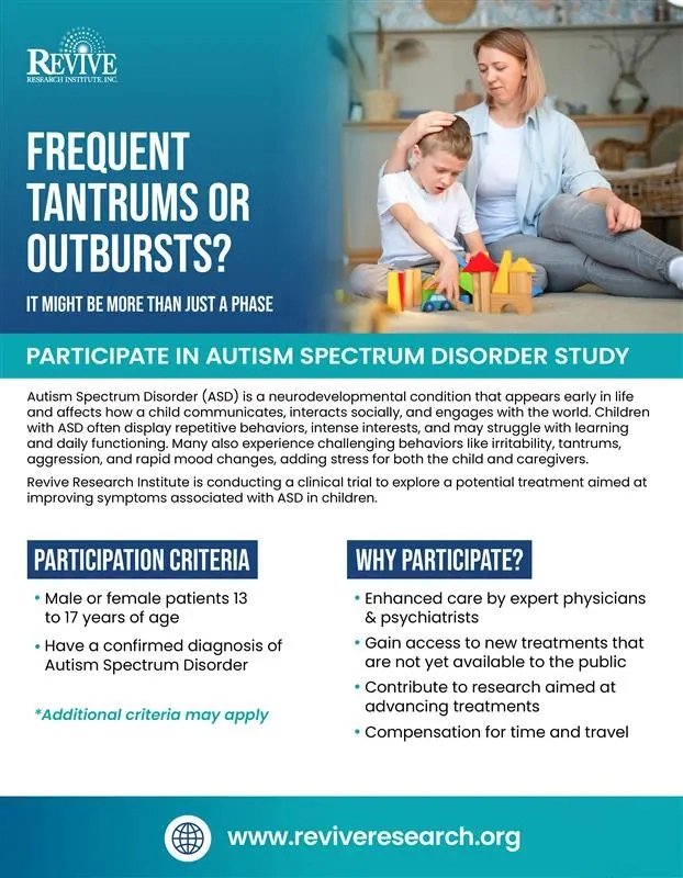 Autism Spectrum Disorder Flyer
