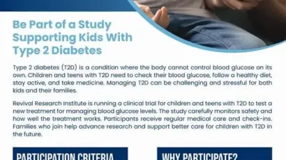 Pediatric Type-2-Diabetes Clinical Trials Flyer