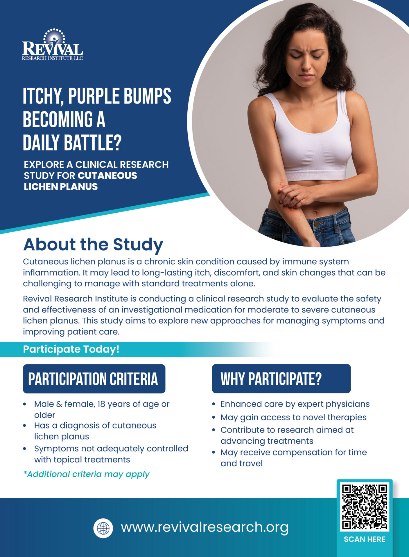 Lichen Planus Clinical Trials Flyer