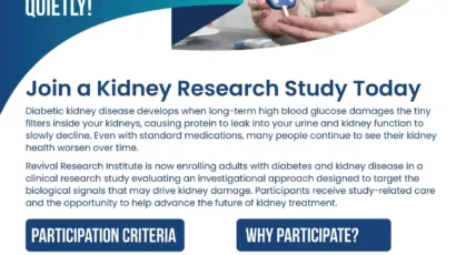 Diabetic Kidney Disease Clinical Trials Flyer