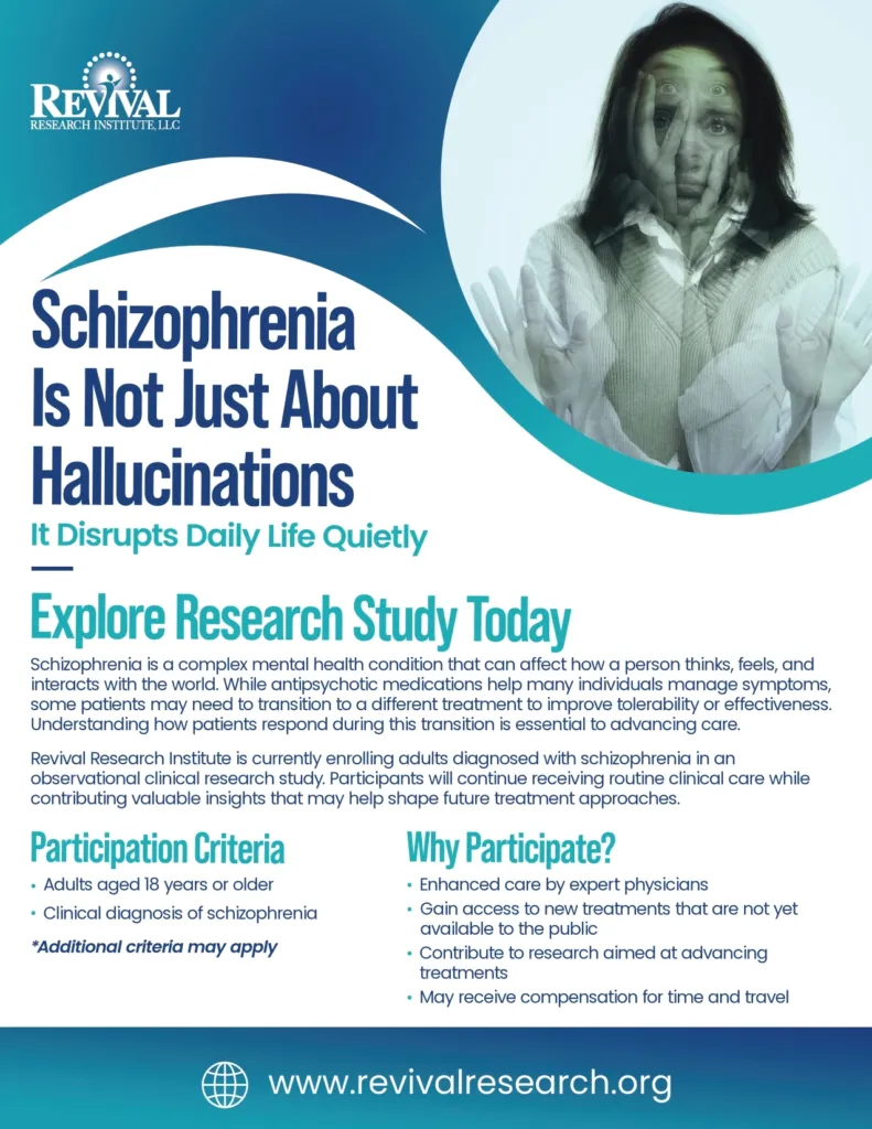 Schizophrenia Clinical Trials Flyer