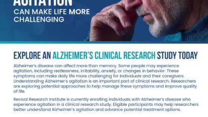 Agitation in Alzheimer's Clinical Trials Flyer